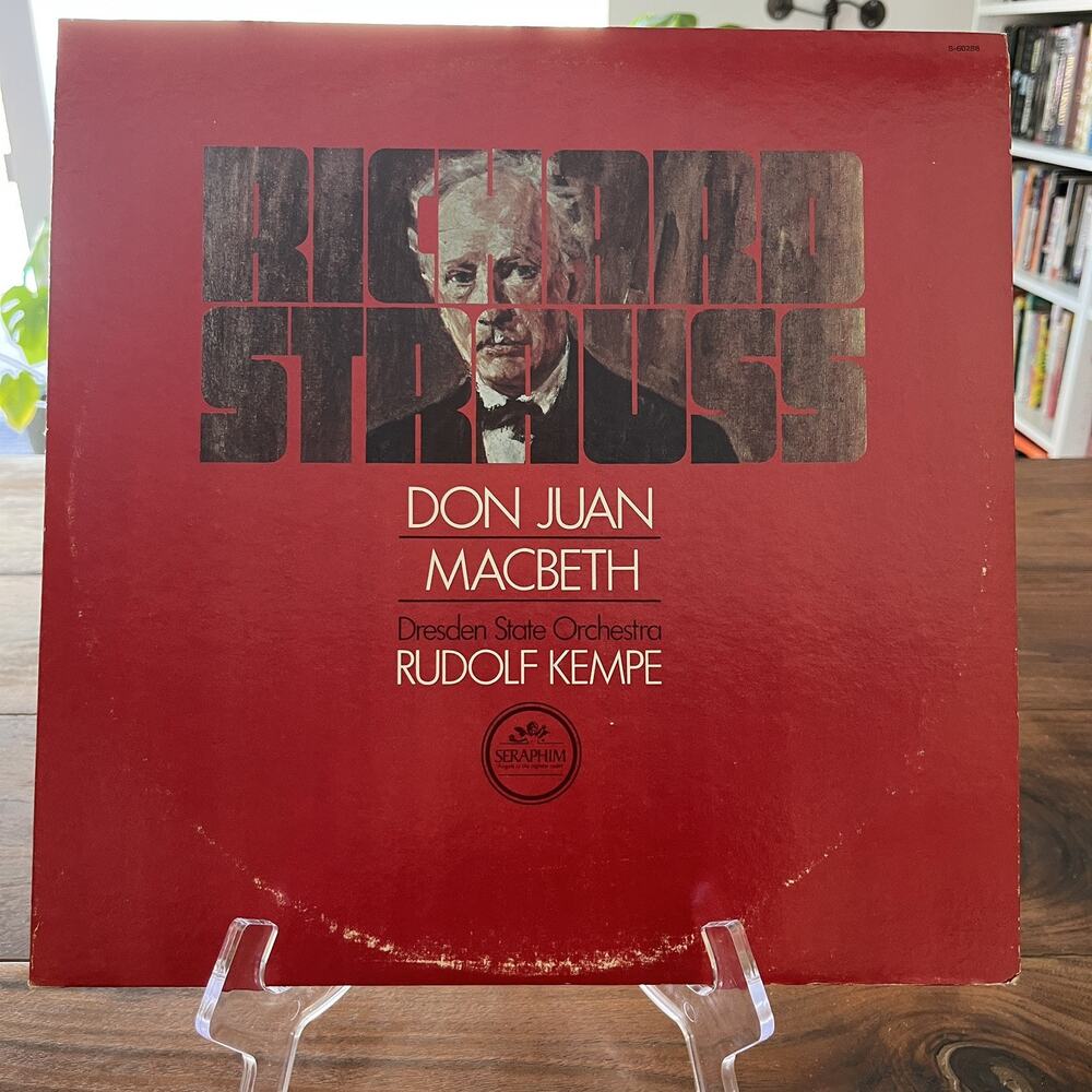 Richard Strauss Don Juan Macbeth Vinyl LP 1973 Rudolf Kempe Seraphim S-60288